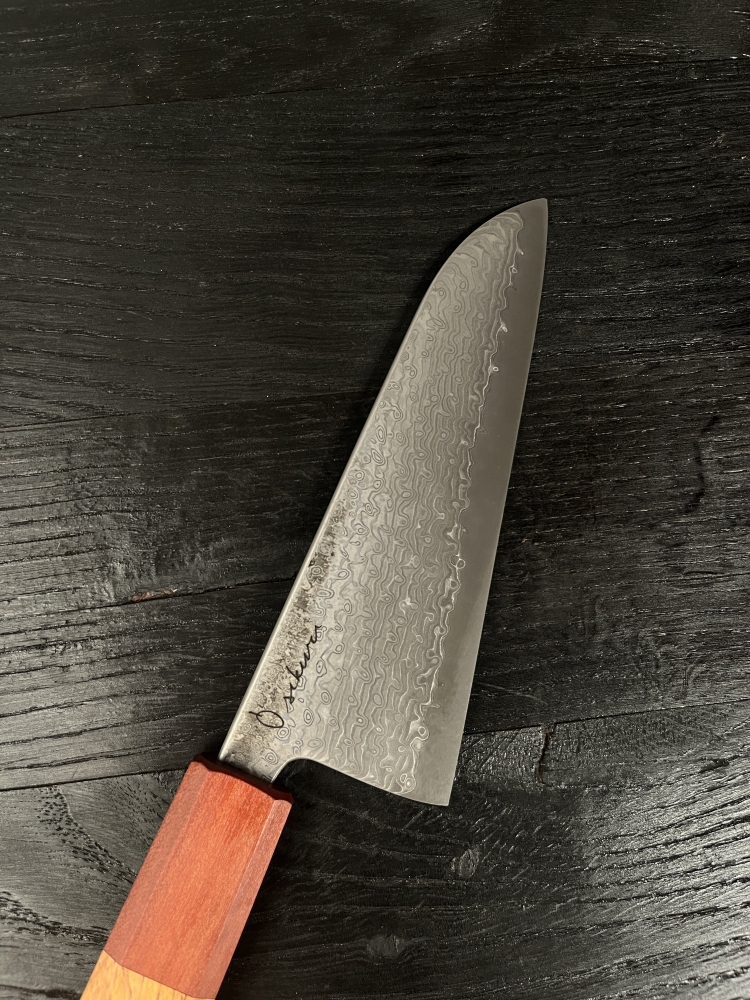 Sikuri studio, 145 mm vg-10 Santoku with wa handle