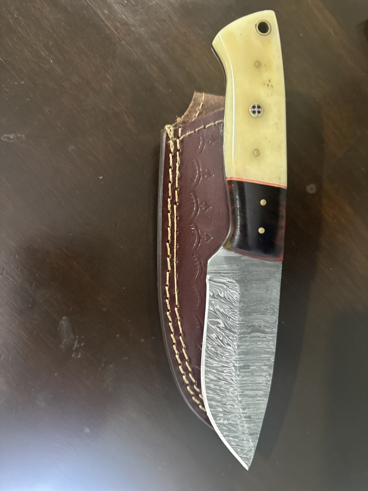 8 inch custom fixed blade 