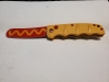 Boker Wiener Warrior Kalashnikov Automatic Knife (3.25\" Red) Hot Dog SOLD OUT AT BLADE HQ!