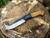 Hand made hunting knife with Hamon