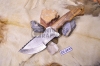 11-Inch Hand Made Damascus Steel Hunting, Camping, Survival, Bushcraft Skinning and Kitchen Knife.