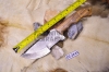 11-Inch Hand Made Damascus Steel Hunting, Camping, Survival, Bushcraft Skinning and Kitchen Knife.