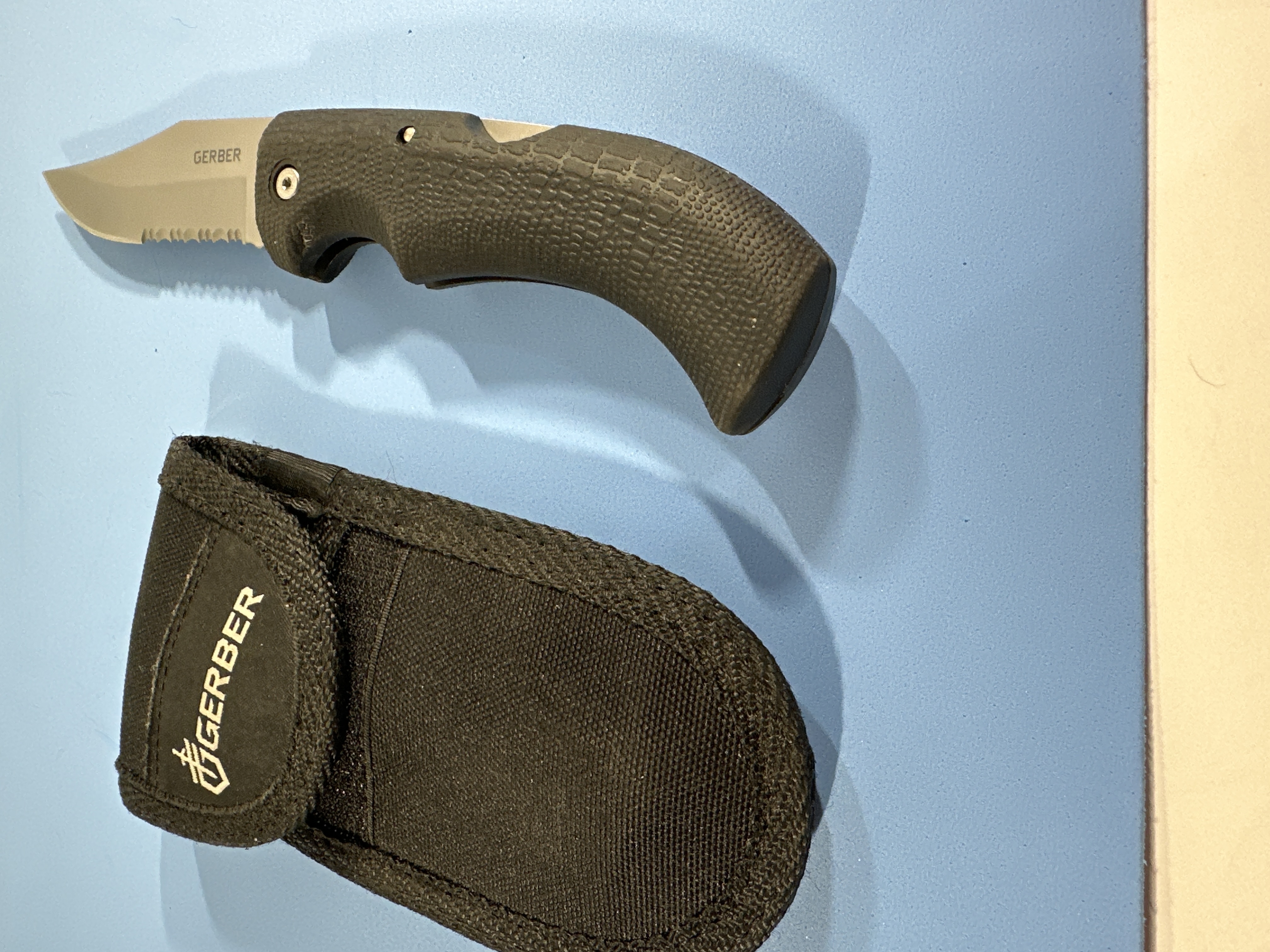 Gerber Gator Folding Knife Lockback USA EXCELLENT CONDITION 