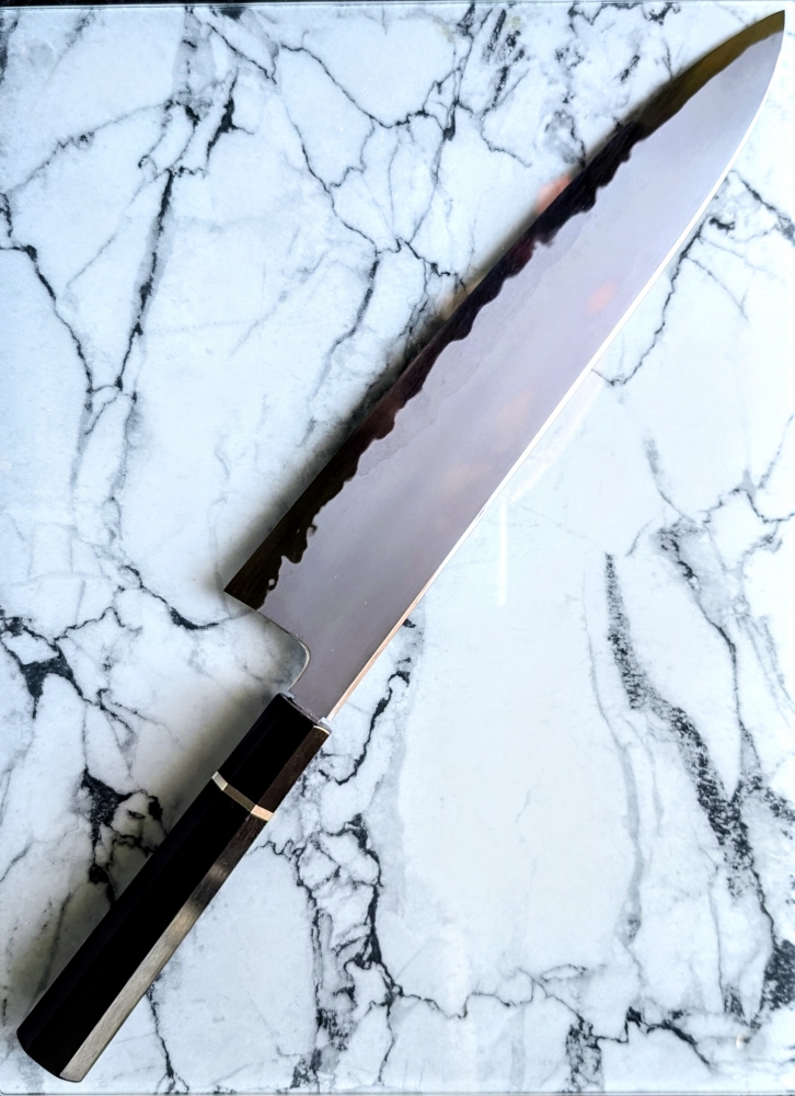 Tetsujin Blue 2 300 mm Gyuto custom handle