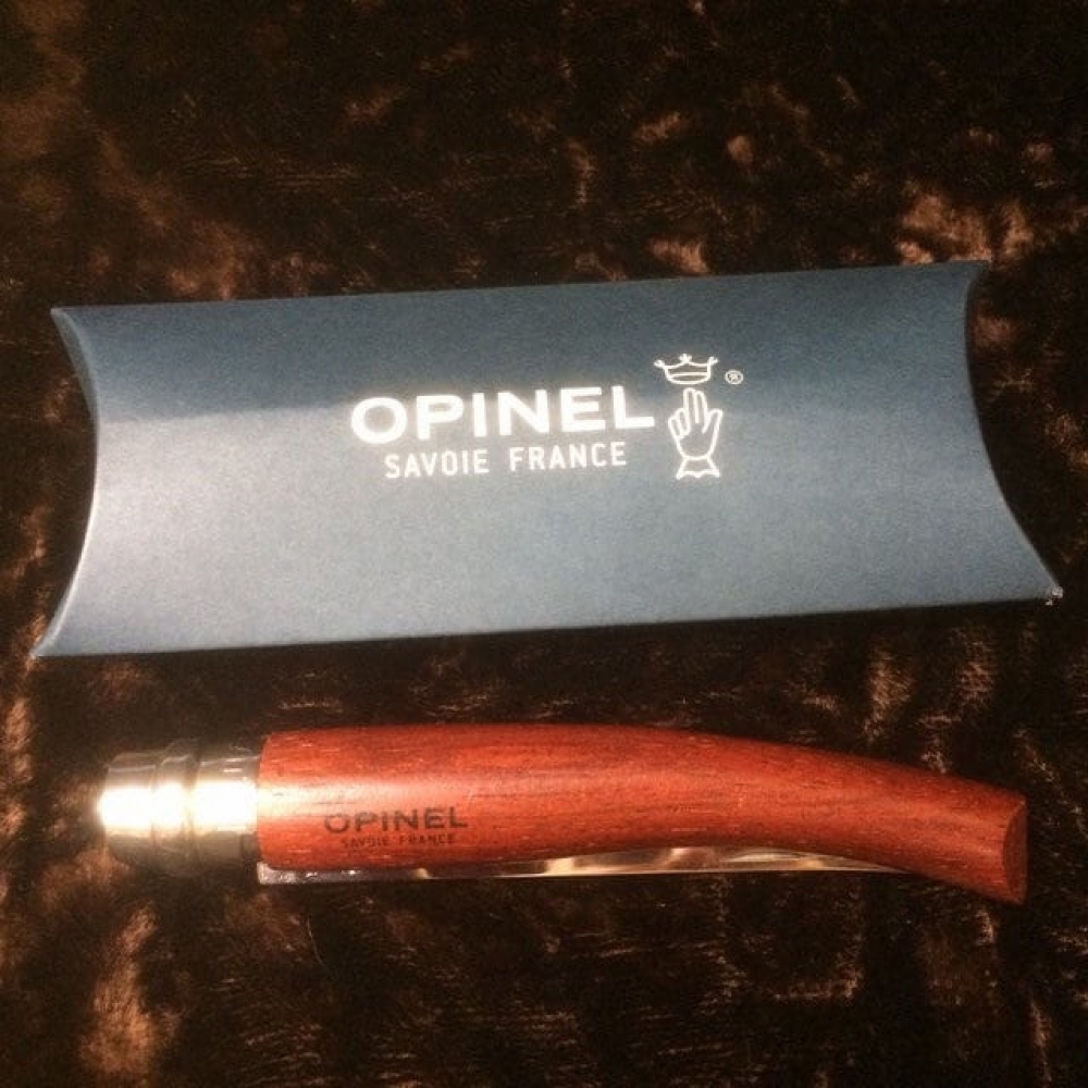 Opinel Slim Knife No. 100SL with Padouk Handle 10cm. stainless blade