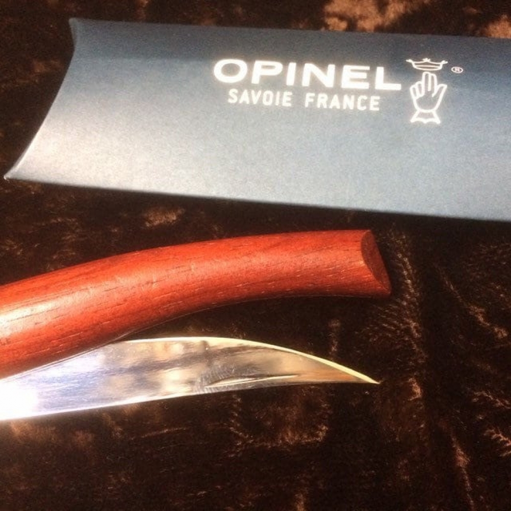 Opinel Slim Knife No. 100SL with Padouk Handle 10cm. stainless blade