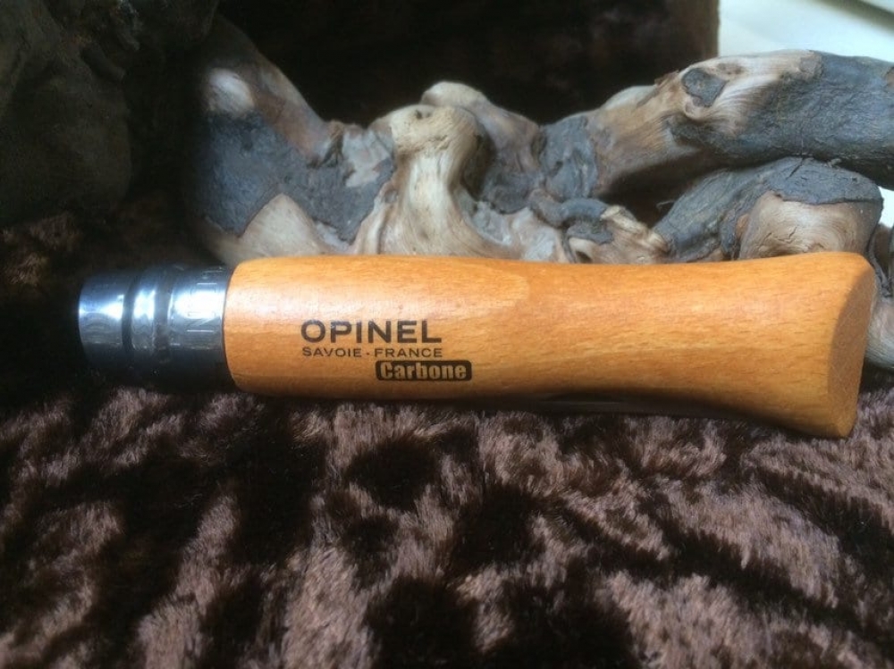 Opinel 9VRN Penknife with Carbon Steel locking Blade