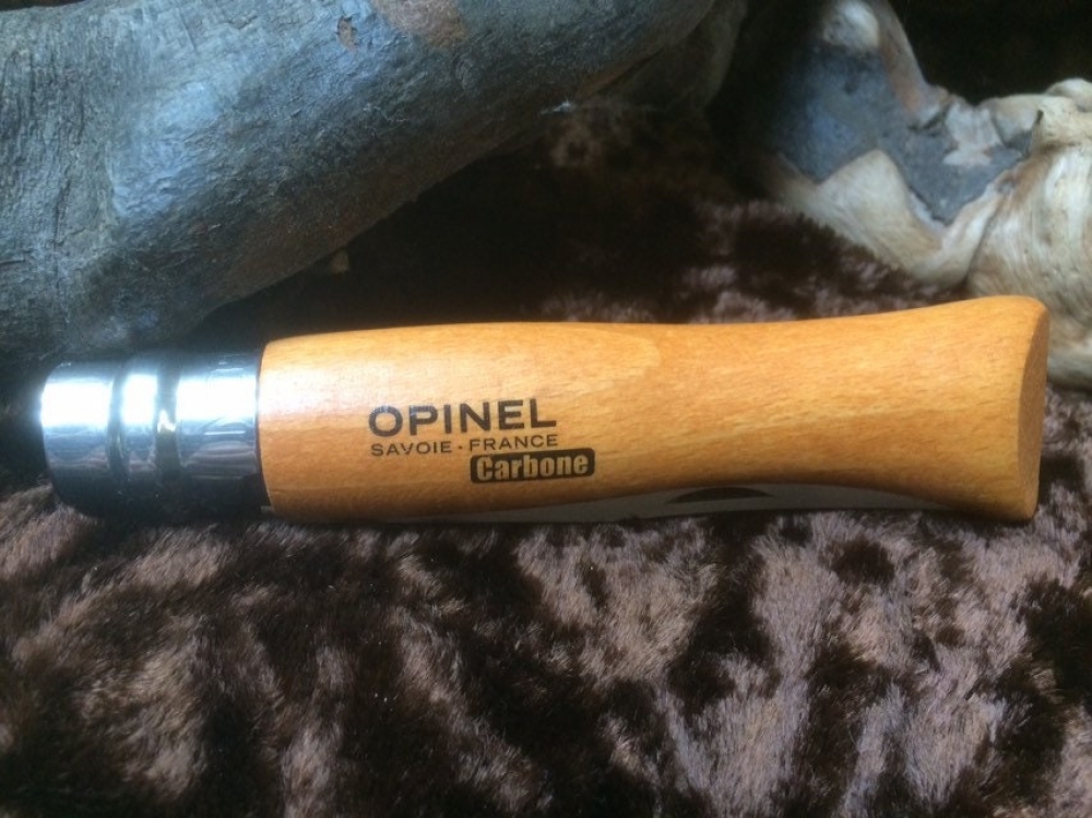 Opinel 9VRN Penknife with Carbon Steel locking Blade