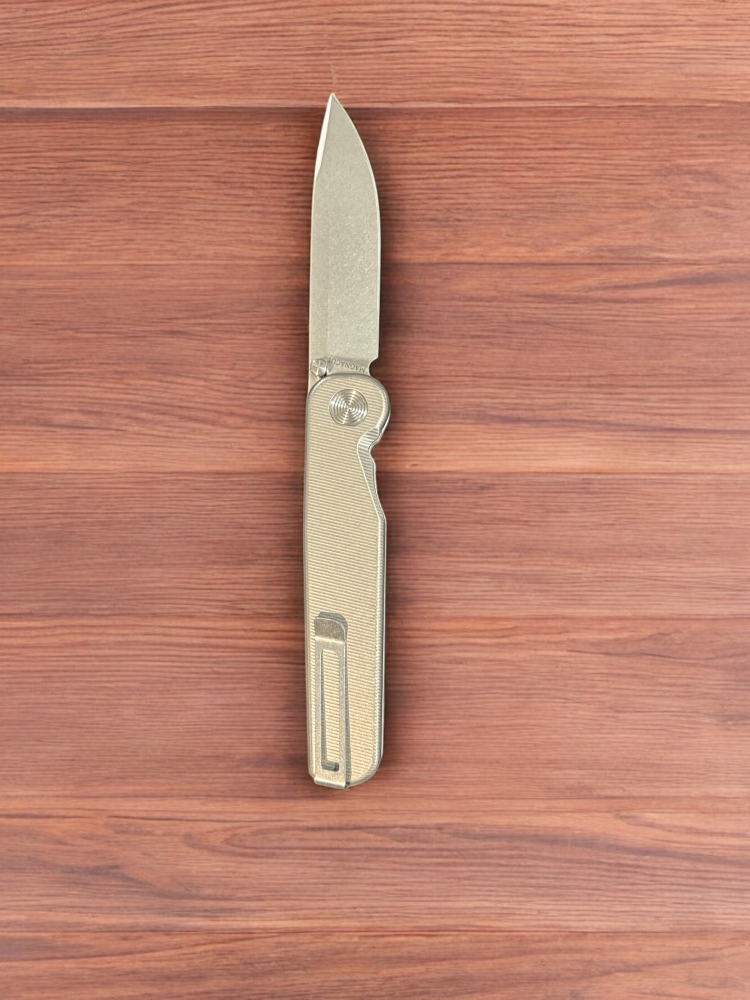 TACTILE KNIFE CO's - THE ROCKWALL - (MAGNACUT BLADE/TITANIUM HANDLE)