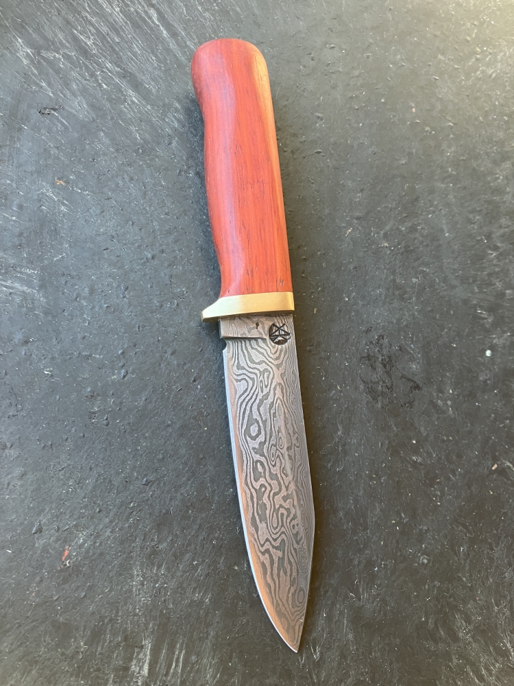 Damascus handmade knife