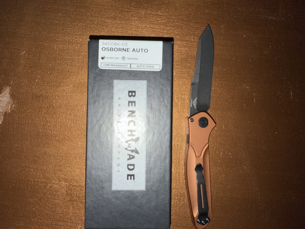 Benchmade Osborne 9400BK-03 Auto Like New MagnaCut