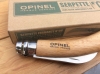 Opinel No.8 Pruning Knife. Savoie France. Ladies Hand size with beechwood Handle