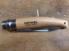 Opinel No.8 Garden Knife. Varnished Beech Handle 8.5cm. Stainless Steel Blade, locking Ring