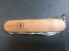 Victorinox 'Huntsman Wood' Swiss pocket knife with 13 functions, elegant walnut wood scales