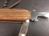 Victorinox 'Spartan Wood' Medium Pocket Knife with corkscrew, bottle opener -in Walnut