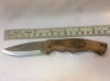 Stainless slip joint knife with drop point blade 2.5\", 3.5\" closed length, weight 72g