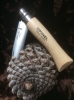 Opinel 7VRI Penknife With a Stainless Steel Blade Beech Handle Locking knife.