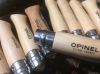 Opinel 6VRI Boxed Set of 12 Locking Knives with  beech wood handle Stainless Steel