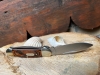 Buck 'Canoe' Nickel silver bolsters wood centre. Two stainless blades 2 1/2\" & 1 7/8\"