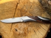 Elegant 3\" locking blade Whitby Knife. Hardwood with combined stainless handle.