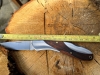 Elegant 3\" locking blade Whitby Knife. Hardwood with combined stainless handle.