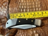 Whitby Stainless Steel Locknife with hardwood handle. 2.5\" blade 3.25\" closed length