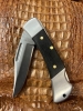 Whitby Stainless Steel Locknife with hardwood handle. 2.5\" blade 3.25\" closed length