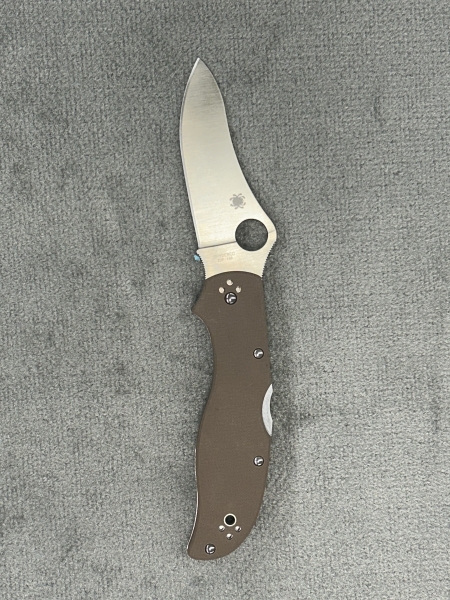 Spiderco Stretch™ 2 G-10 Brown ZDP-189