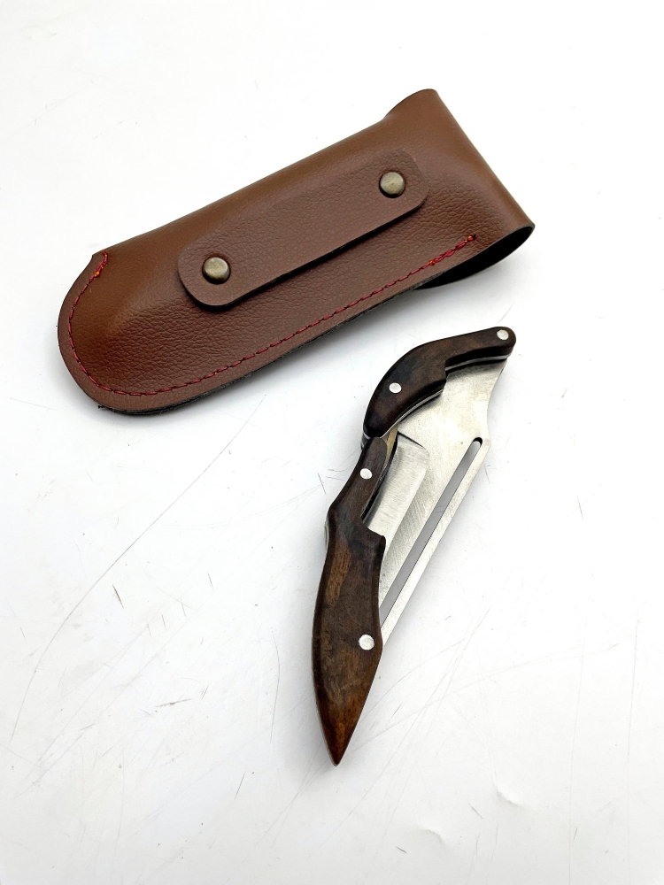 Tragbares handgemachtes Klappmesser Geschenk für Vater Edelstahl Scharfe Klinge Outdoor Camping Knive Taktisches Überlebensset Benutzerdefinierte Geschenke für Männer