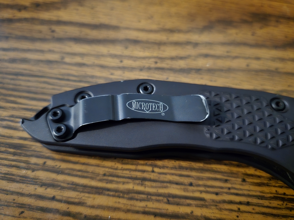 Microtech Auto Stitch Serrated M390 All Black