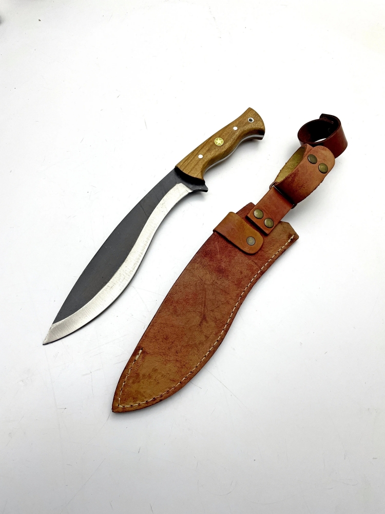 Handgemachtes Full Tang Kukri Messer Nepal Messer Gurkha Khukuri Messer Jagd Geschenke für Männer Geburtstagsgeschenke für ihn Jeden Tag tragen Messer Überleben