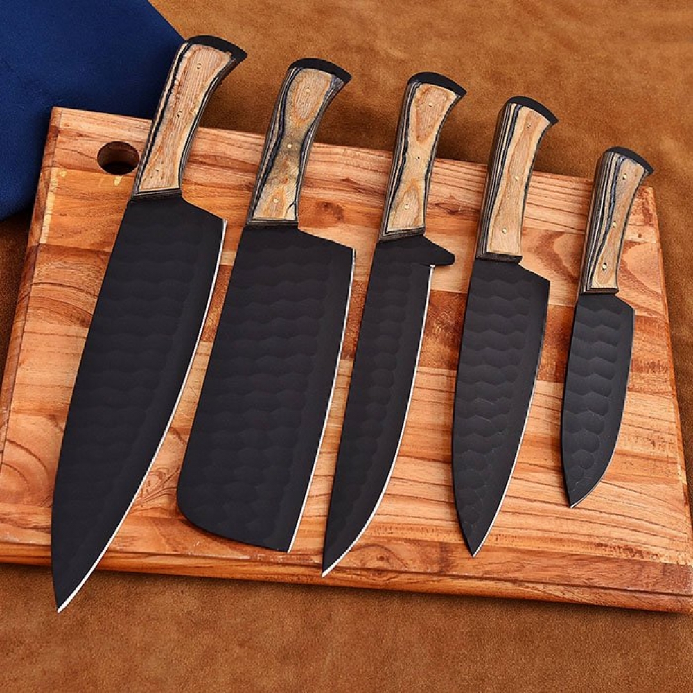 Chef Knives with Powder-Coated Finish  