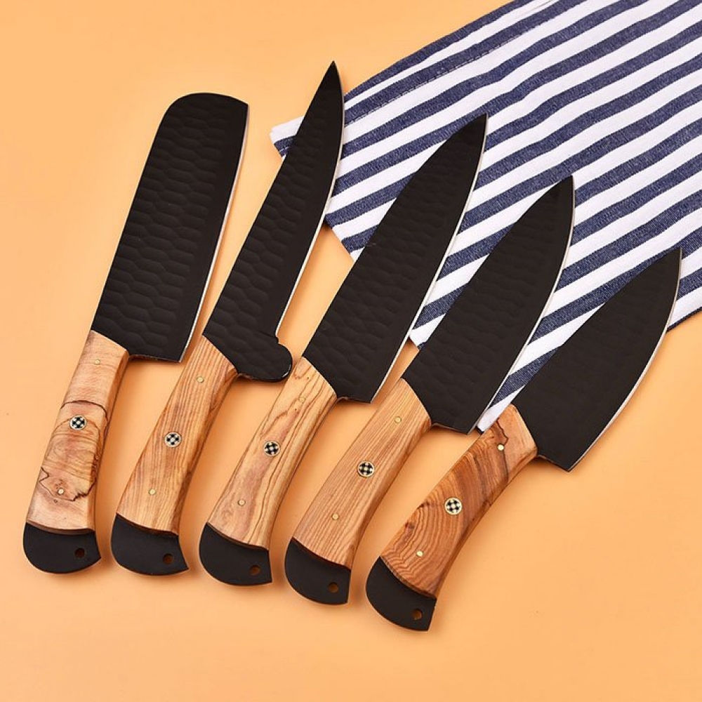 Chef Knives with Powder-Coated Finish  