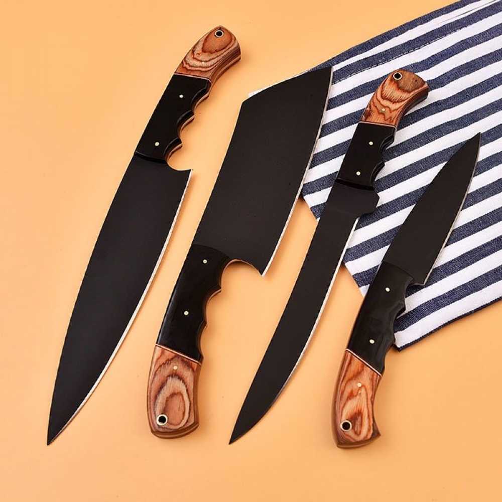 Chef Knives with Powder-Coated Finish  