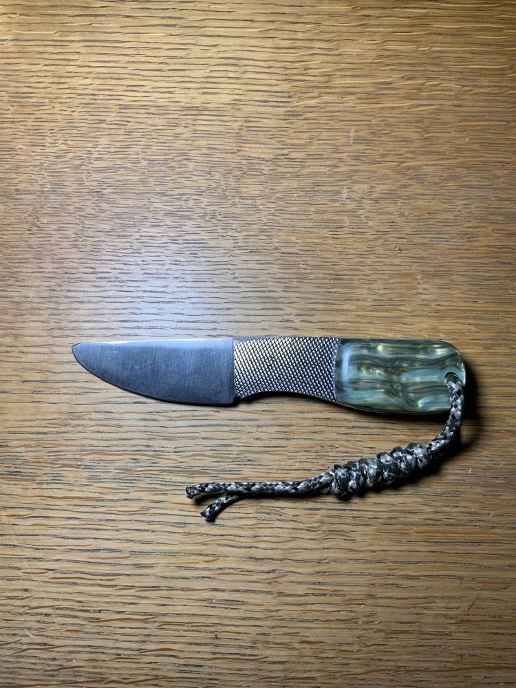 Small Heavy Duty File Knife w/Lanyard