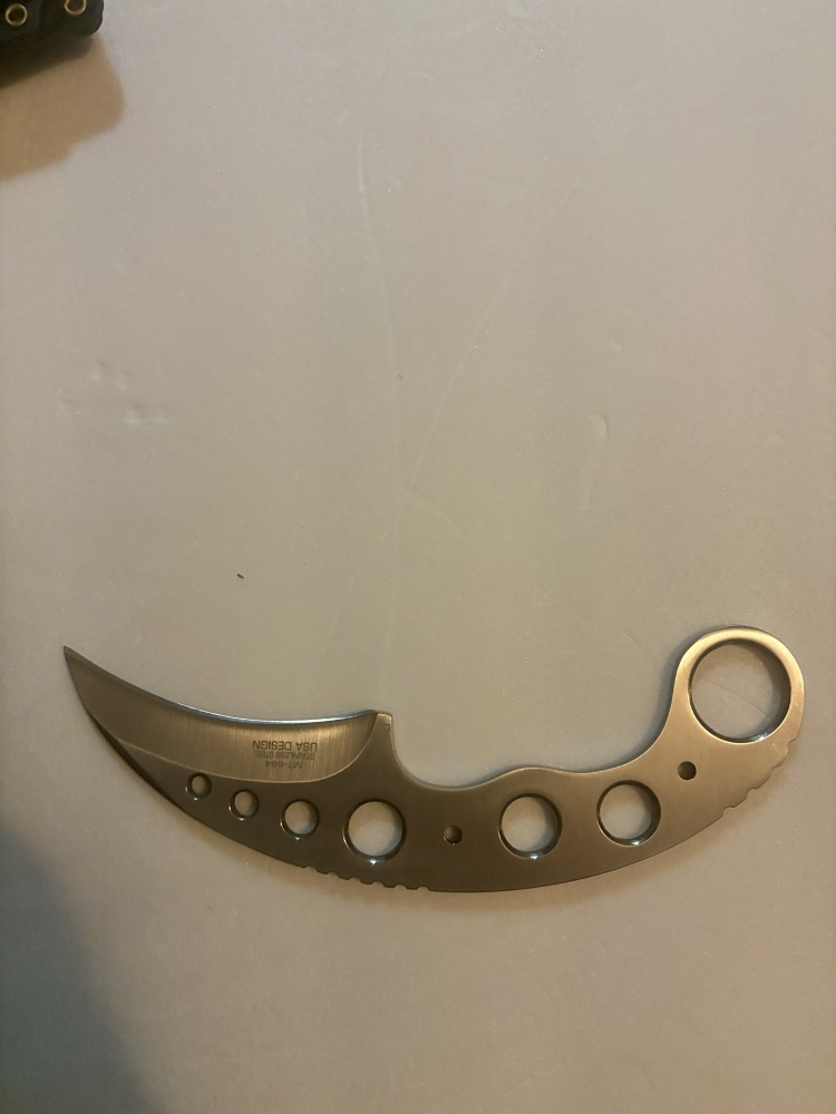 MTech Fixed Blade Karambit Stainless Steel W Sheath