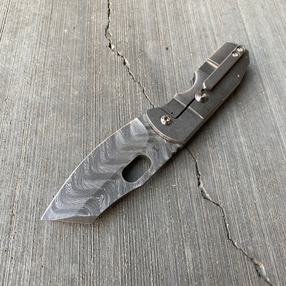 Kingdom Armory Bench Series Rogue Framelock - Mid-Tech - Beskar Dammy - The All Grey Mando #8