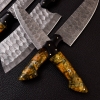 Chef Knives Resin and Black G 10 (5pieces)