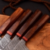 Chef Knives Rose Wood (4pieces)