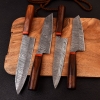 Chef Knives Rose Wood (4pieces)