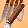 Chef Knives Rose Wood Round Handle (5pieces)