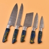 Chef knives blue resin (5pieces) 