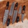 Handmade Damascus Chef Knives Set (5pieces)