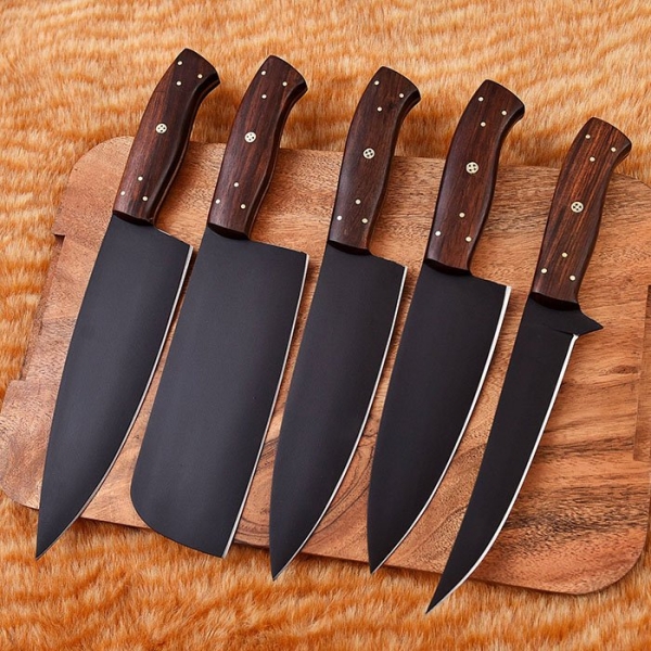 Chef Knives with Powder-Coated Finish  