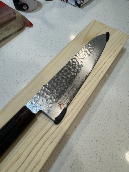 Iseya I-series 33 Layer VG-10 Damascus Hammered Japanese Chef's Gyuto Knife