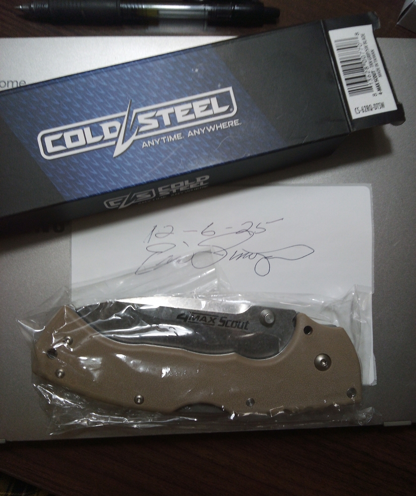 Cold Steel 4-Max Scout Dessert Tan 