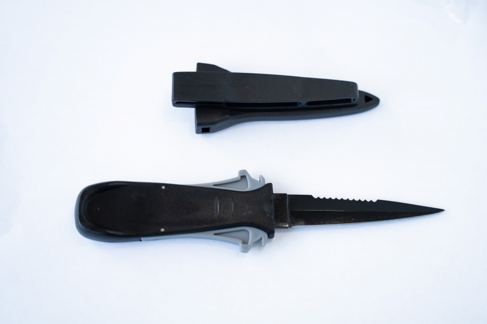 Spearfishing, Hunting Dagger Knife with Leg/Arm Strap