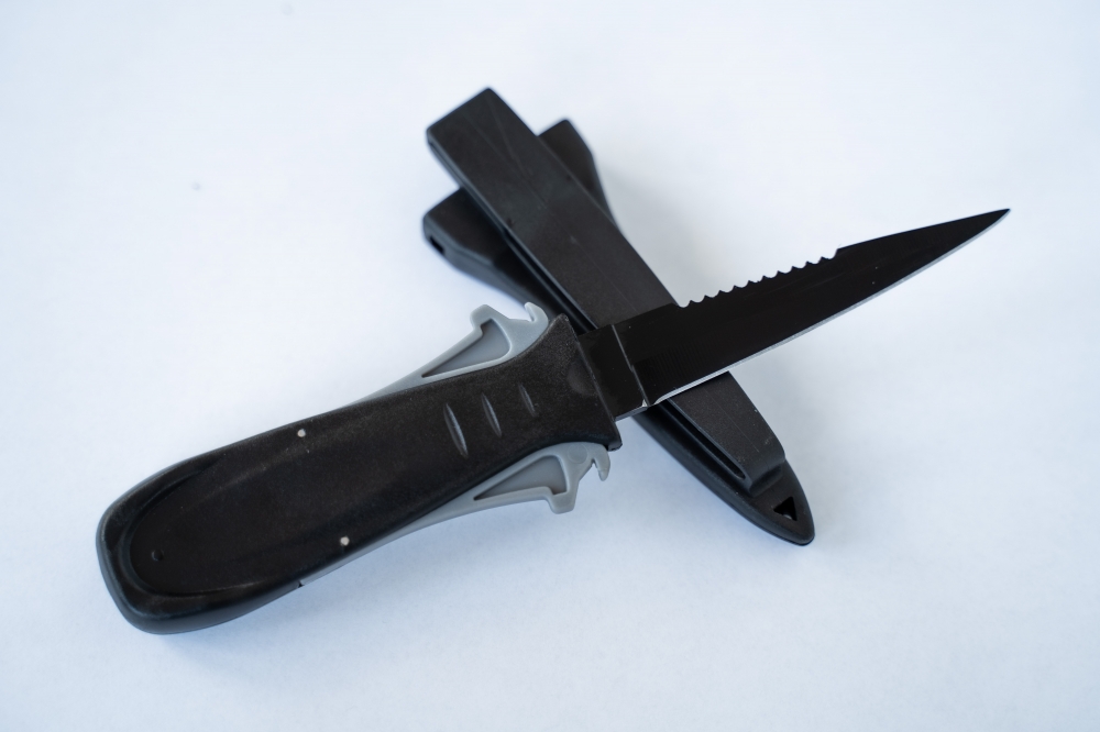 Spearfishing, Hunting Dagger Knife with Leg/Arm Strap