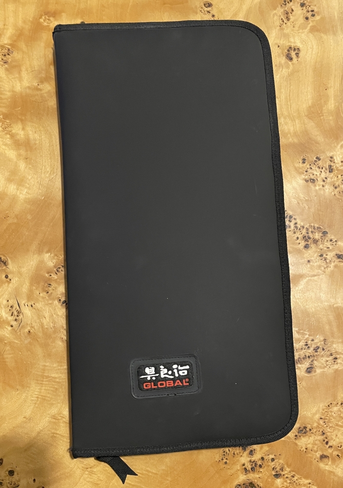 Global 10 piece knife set and case