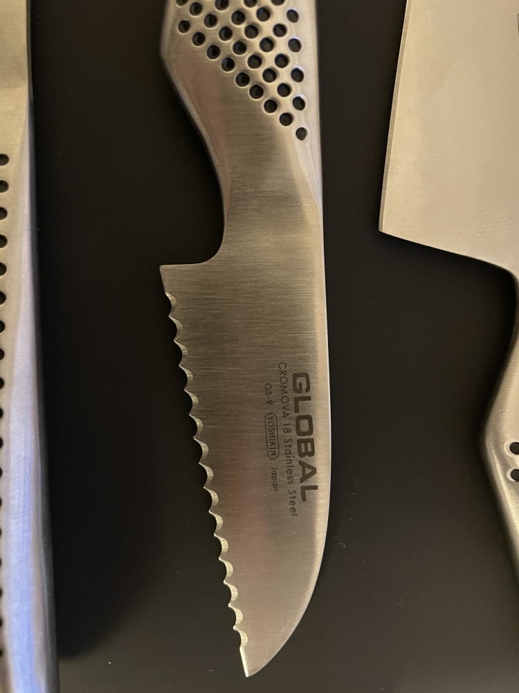 Global 10 piece knife set and case